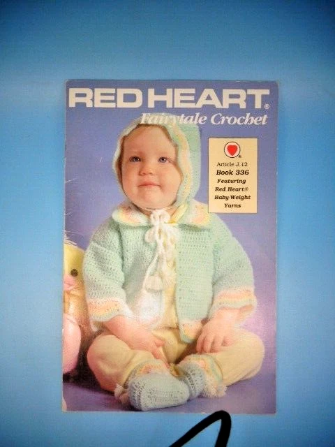 Red Heart Fairytale Crochet Book 336 Baby Patterns 1989      S2 - Image 1 of 4