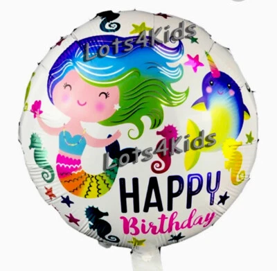 LITTLE MERMAID UNDER THE SEA BIRTHDAY PARTY BALLOON PARTY SUPPLIES DECORATION  - image 1 of 2