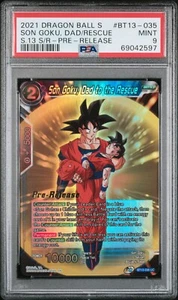 Como nuevo * PRERELEASE * Foil Son Goku, Dad to the Rescue Dragon Ball Super TCG PSA 9 - Imagen 1 de 2