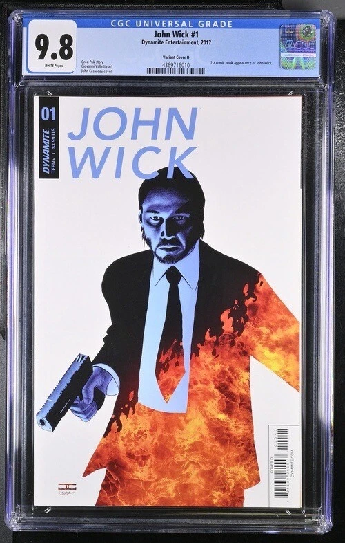 John Wick #1 Cover Variant - D John Cassaday (Dynamite Entertainment)