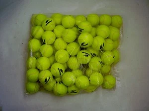 60 Tennis Balls CRESCENT PREMIUM Pressureless (60 bulk pack) - Picture 1 of 2