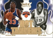 2008-09 Hot Prospects Hot Tandems #HT12 Patrick Ewing Willis Reed