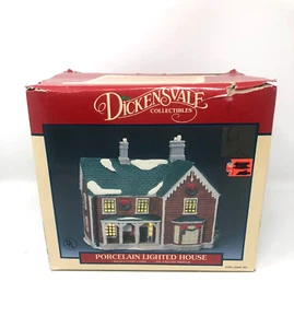 1991 Lemax Dickenvales Lighted House Sweet Shoppe 15036 With Cord - Picture 1 of 13