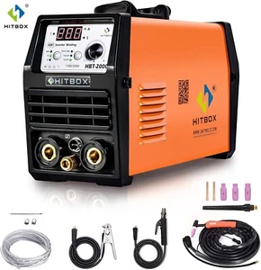 2 IN 1 2T/4T TIG welding machine 200A Stick ARC IGBT inverter 110V/220V - Picture 1 of 8