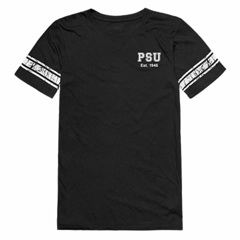 PSU Portland State University Vikings Womens Practice Tee T-Shirt Black Cover