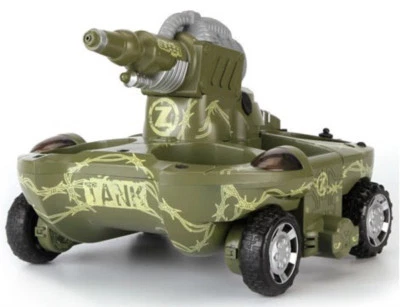 Anfibio Motoscafo Carro Armato  Radiocomandato 24883A Con Cannone Spara Acqua - Immagine 1 di 4