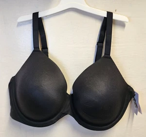 New Auden Women's Black Underwire Lightly Line Bra Adjustable Straps Size 44D - Picture 1 of 5