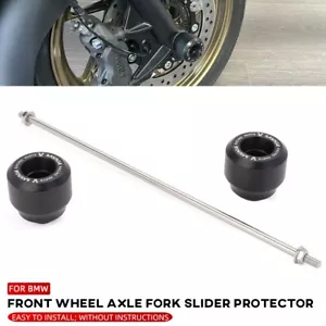 Front Wheel Fork Axle Slider Crash Guard For BMW R1200GS/ADV R1200R/RT/S/ST HP2 - Picture 1 of 10