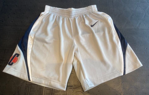 UCONN NCAA Men’s team game issued/worn Basketball Shorts.  Size 34, unknown year Cover