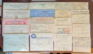 1900s–1960s Nice Lot of 20 UK Industrial Business Receipts – Bristol Hull London - Picture 1 of 5