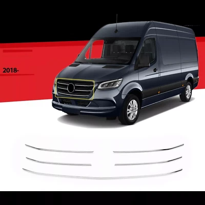 ANKA VERTRIEB Listón de parrilla para Mercedes Sprinter 907 910 2018-2025 cromo