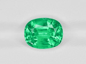 GRS Certified ETHIOPIA Emerald 3.56 Cts Natural Fiery Vivid Intense Green Oval - Picture 1 of 10