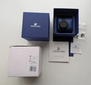 Swarovski Ladies City Black Bracelet Watch 5181626 RRP: £258 UK Seller - Picture 1 of 6