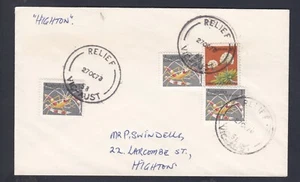 Cubierta de sello decimal Highton 1978 CD relieve 58 Vic Aust #A544 - Imagen 1 de 1