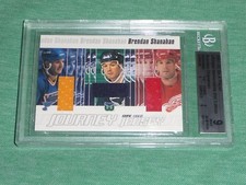 2001-02 BAP Ultimate Memorabilia BRENDAN SHANAHAN Journey Jersey 43/50 BGS9 MINT