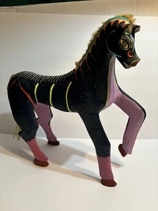 VTG 17” Mexico Folk Art Wood Carving Hand Painted HORSE ANTONIO MANDARIN Oaxaca - Picture 1 of 14