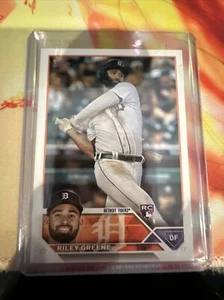 Carte recrue Riley Greene RC 2023 Topps Series 1 #31 tigres RC ! Neuf dans son emballage đ đ - Photo 1 sur 2