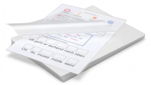 MARKENLOS 100 Laminierfolien DIN A4 Laminiertaschen Heißlaminierfolie Hochglanz NEU