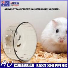 AU Acrylic Transparent Hamster Wheel Running Treadmill Exercise Wheel for Small 