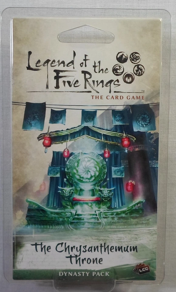 LEYENDA DE LOS CINCO ANILLOS L5R LCG EL CRISANTEMO TRONO DINASTÍA PAQUETE SELLADO Foto 1 de 4