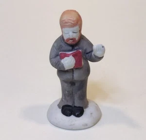 Christmas Village Preacher 2.25" Clergy Minister Porcelain Pastor - Picture 1 of 10