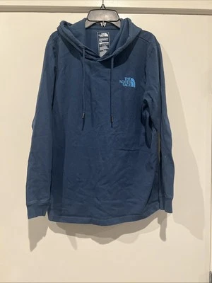 Sudadera con capucha para mujer The North Face grande azul "Never Stop Exploring" talla grande Foto 1 de 4