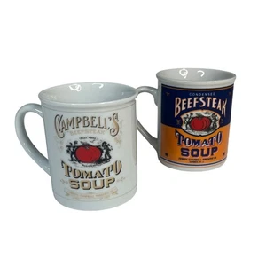 Campbells Soup 125th Anniversary Sammlerstück Keramik Tasse 2er Set - Bild 1 von 6