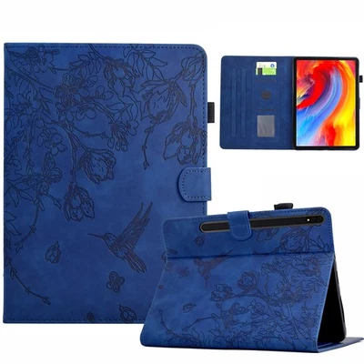 Leather Folio Smart Case For Samsung Galaxy Tab A9+ A8 A7 S8 S5e Auto Sleep/Wake - Image 1 of 4