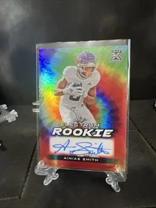 2024 Leaf Electrum - Rookie Autos Ainias Smith #RA-AS1 Tie-Dye Silver Board /25 - Foto 1 di 4