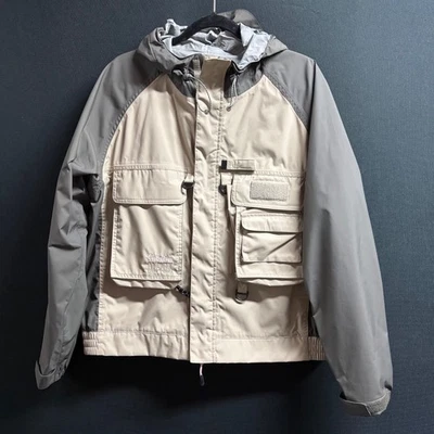 Cabela’s Mujer’s Dry-Plus Chaqueta con Capucha L Impermeable Caza Pesca Exterior Usada en Excelente Condición Foto 1 de 4