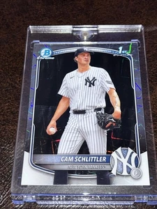 Cam Schlittler 2025 Bowman Chrome Lazer New York Yankees Bowman 1st - Picture 1 of 7