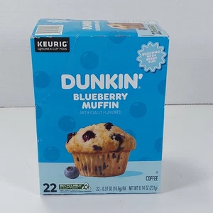 Dunkin Blueberry Muffin Medium Roast Keurig KCup Kaffeepads 22ct - Bild 1 von 7