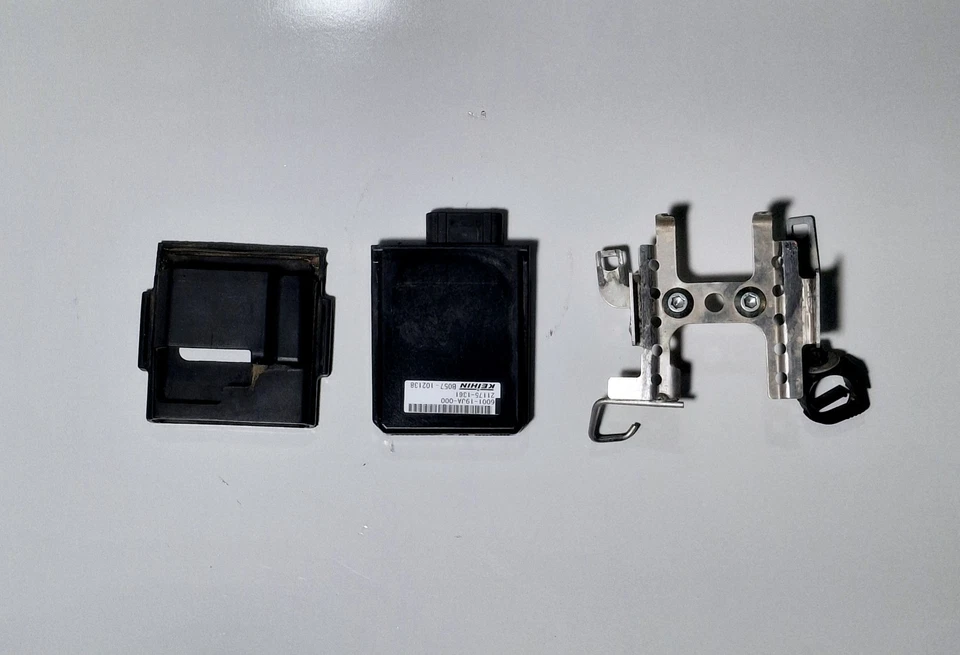 Kawasaki KX450 2019-2023 OEM ECU (stock KX450F unidad de control caja negra) y soporte Foto 1 de 4