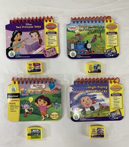 Lot of 4 ~ My First LeapPad ~ Leap Frog Preschool DORA, JAY-JAY, THOMAS, DISNEY - Picture 1 of 9