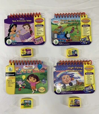 Lot of 4 ~ My First LeapPad ~ Leap Frog Preschool DORA, JAY-JAY, THOMAS, DISNEY - Image 1 of 4
