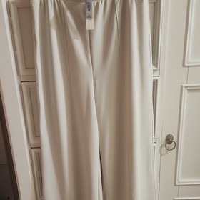 Victoria's Secret Beige Athleisure Pants Elastic Waist Women Solid Regular