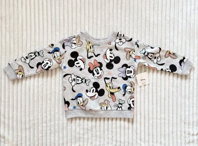 NWT DISNEY JUMPING BEAN 18 MONTH MICKEY MINNIE PLUTO DONALD DAISY SWEATSHIRT - Image 1 of 3