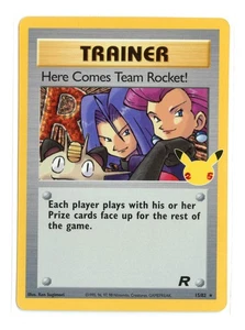 Here Comes Team Rocket! 15/82 Holo Celebrations: Classic Collection Pokemon - Foto 1 di 2
