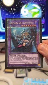 Dark Magician Girl The Dragon Knight Quarter Century Secret RA03-EN258 Mint/NM - Picture 1 of 1