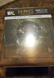 The Hobbit Trilogy 4k UHD Steelbook USA Best Buy New Sealed-No Dents - Picture 1 of 4