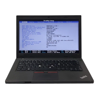 Lenovo THINKPAD L460 Laptop/Intel Core i3-6100U/8GB RAM/256GB SSD / Rotto #S10 - Immagine 1 di 4