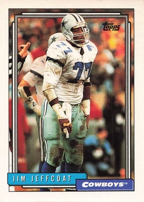 1992 Topps - Jim Jeffcoat #617 - Image 1 of 2