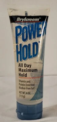 Brylcreem Power Hold All Day Maximum Hold Alcohol Free Gel-4 Oz.-Buy 1 or ALL - Image 1 of 4