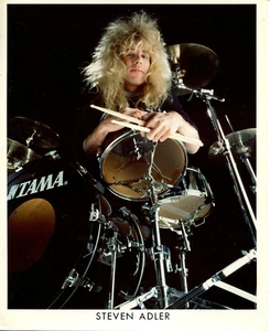 Vintage STEVE ADLER ~ TAMA DRUMS Werbefoto - Bild 1 von 1