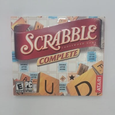New Atari Scrabble Complete Word Game PC New, Sealed 2002 - Image 1 of 4