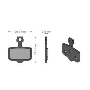 Brenta Pastiglie freno EBIKE AVID ELIXIR 1-9 CR-R/SRAM XX-XO-DB1-3-5/LEVEL T/TL - Foto 1 di 1