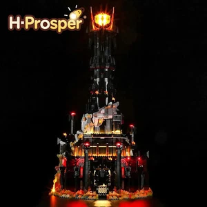 Luz LED para LEGO 10333 El Señor de los Anillos: Barad Dur Sauron Torre Oscura Castillo - Imagen 1 de 5