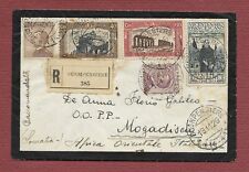 raccomandata storia postale regno da Buompensiere Michetti GEMELLI Milizia 1926