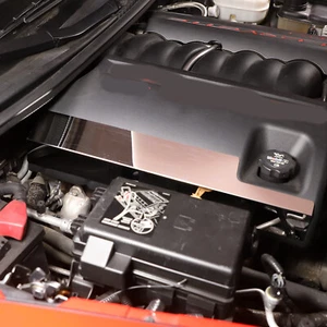 Stainless Steel Engine Lower Fuel Rail Cover Accessories for corvette C6 2005-13 - Bild 1 von 21