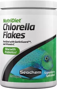 Seachem NutriDiet Chlorella Fish Flakes - Natural Probiotic Formula 3.5-Ounce - Picture 1 of 1